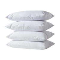 KISSENSCHONER wasserdicht 50/90 cm, 4er-Set mit Reißverschluss - Weiß, Textil (48/91cm) - Homescapes