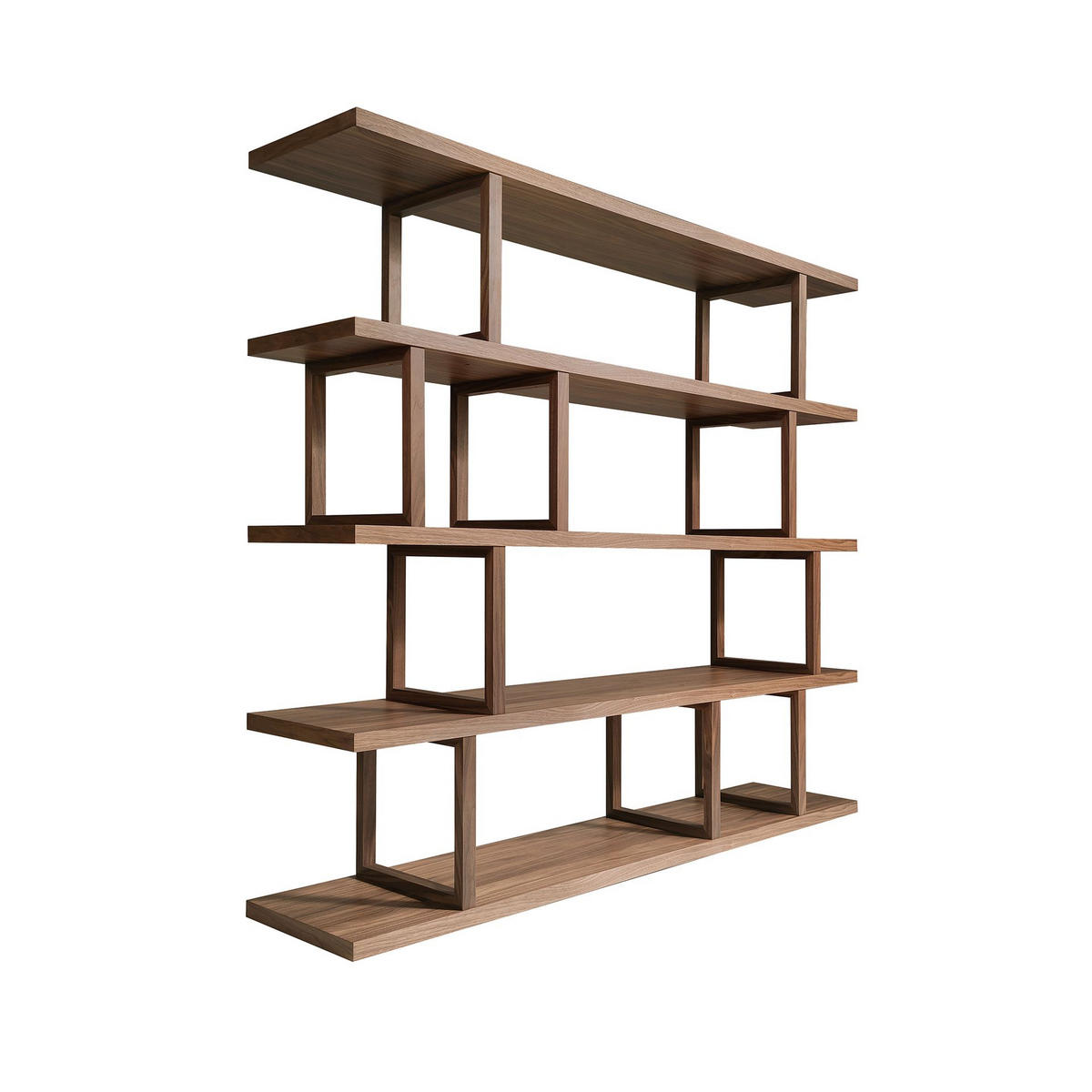 REGAL Rechteckiges aus Nussbaumholz 200/39/179 cm - Walnussfarben, Holz/Holzwerkstoff (200/179/39cm) - ANGEL CERDA