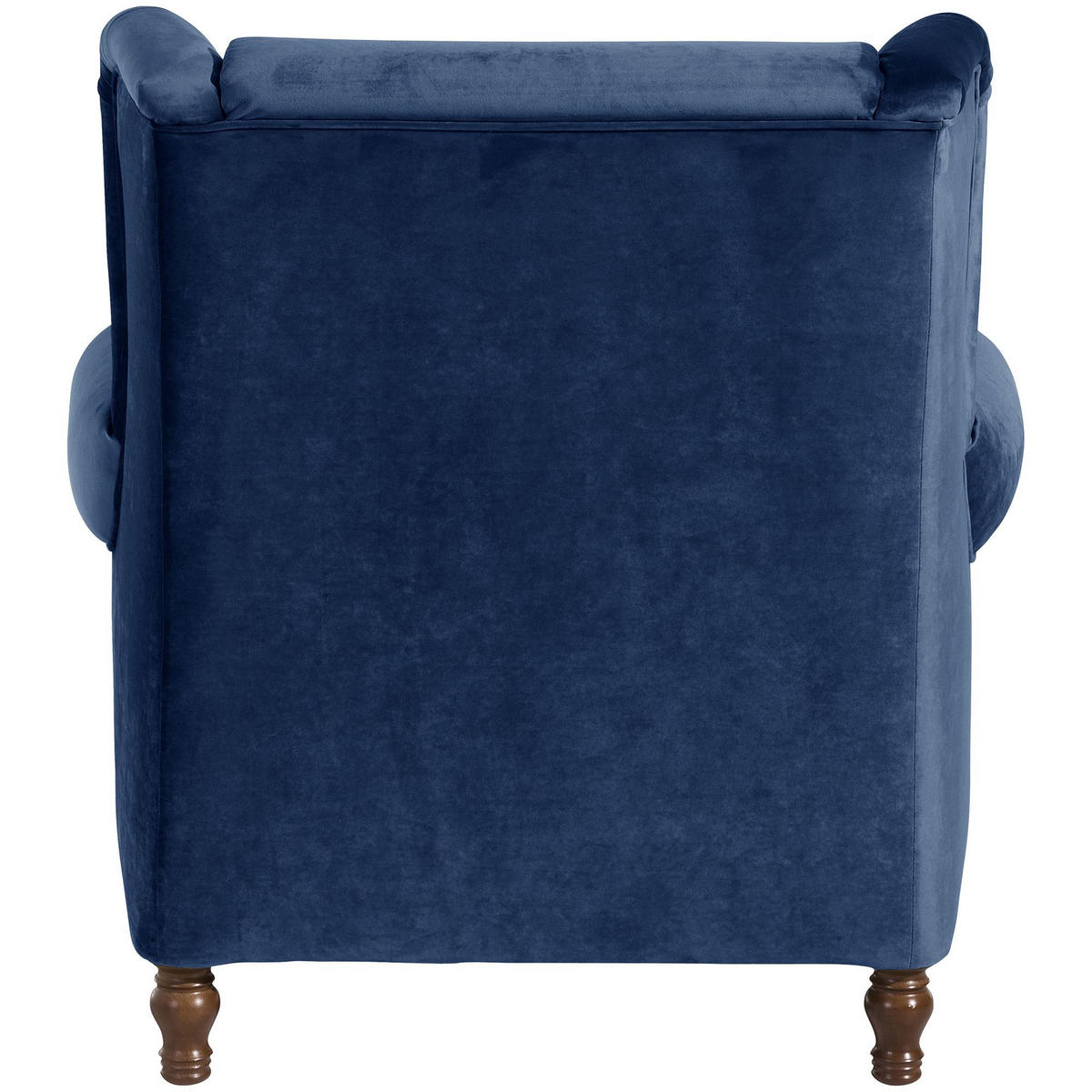 SESSEL XXL inkl. Kissen Karley Samtvelours dunkelblau - Dunkelblau, Kunststoff (103/103/149cm) - 58aufmkessel