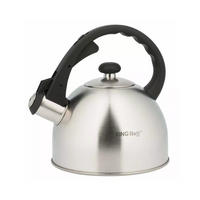 WASSERKESSEL Silber 20/20/25 cm KH3324 - Silberfarben, Metall (20cm) - Kinghoff 