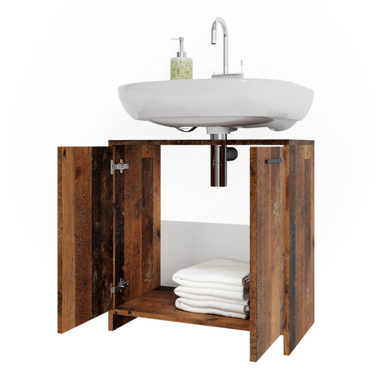 Wildeiche, Holzwerkstoff (58/60/33cm) - Vicco