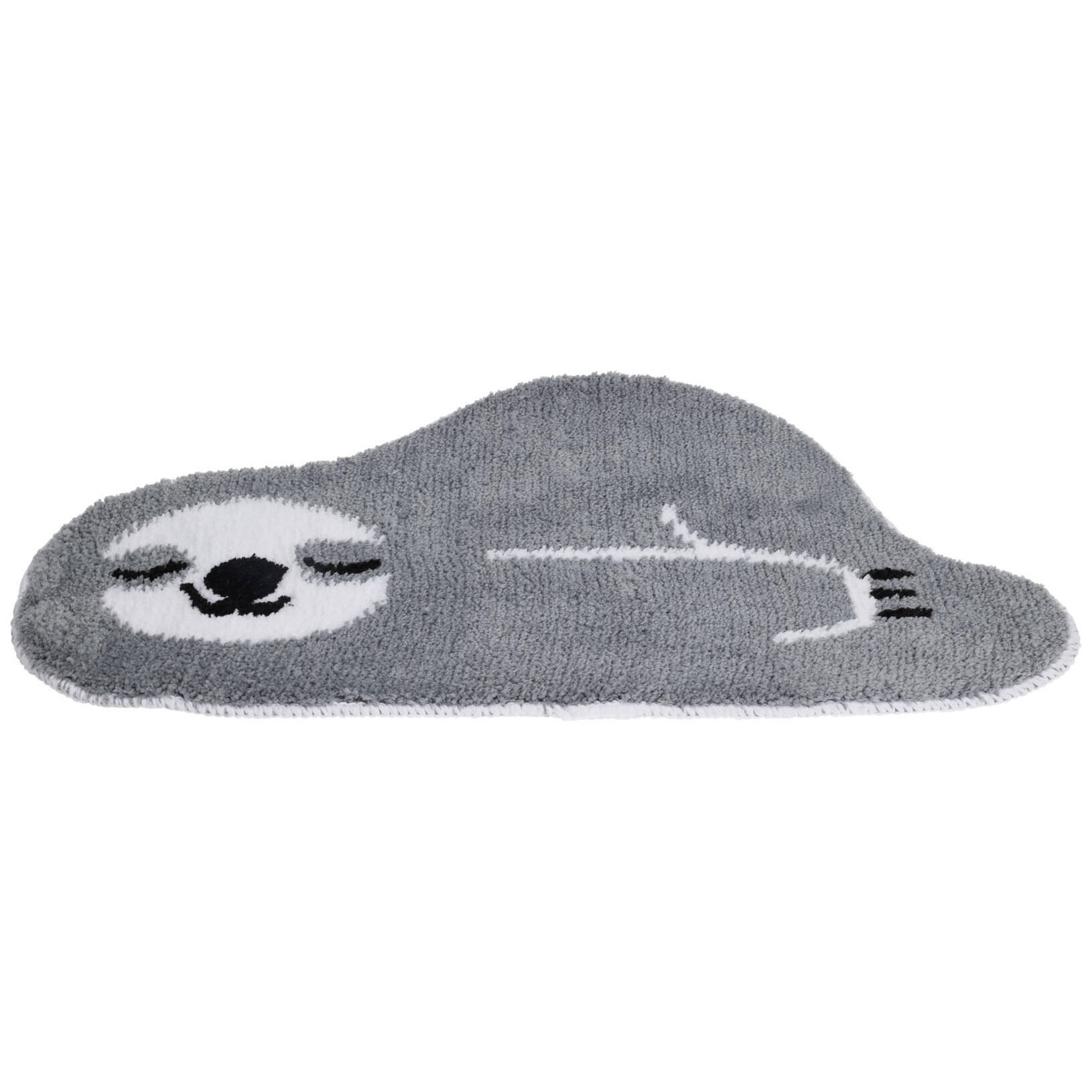 KINDERTEPPICH Schlafendes Tierchen - Grau, Kunststoff (41/76cm)