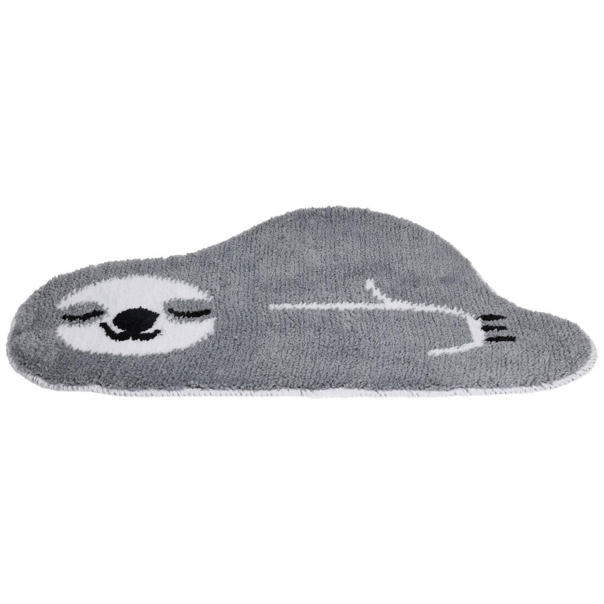 KINDERTEPPICH Schlafendes Tierchen - Grau, Kunststoff (41/76cm)