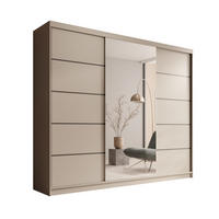 SCHIEBETÜRENSCHRANK Tivora 250 – Kaschmir - Kaschmir, Holzwerkstoff (250/215/58cm) - Möblo