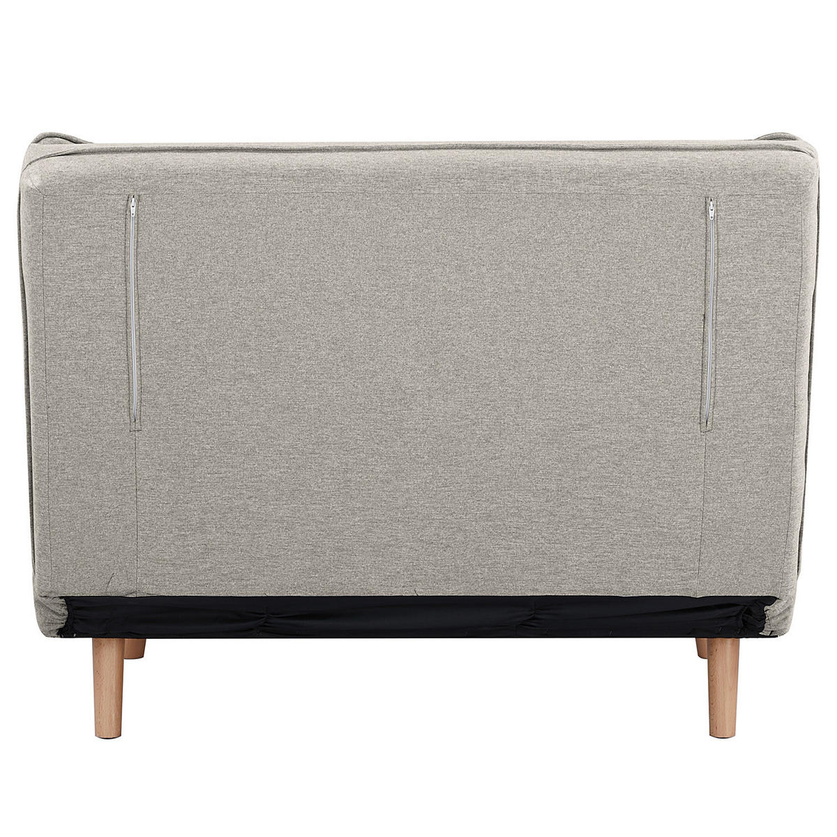 SCHLAFSESSEL - Kiefer, Grau, 102/81/87 cm - Buchefarben/Hellgrau, Holz/Buchenholz (102/81/87cm) - home24