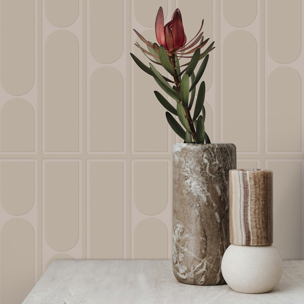 TAPETE Cody - Creme/Weiß, Papier/Kunststoff (53/1000cm) - Superfresco Easy