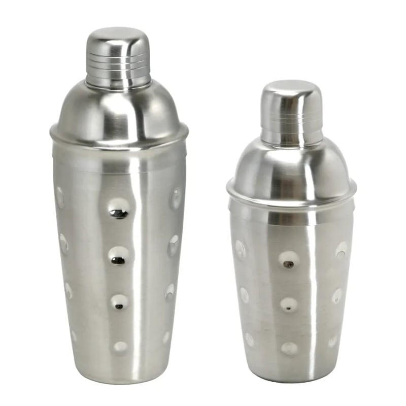COCKTAILSHAKER 3-tlg., Edelstahl, 500 ml - Edelstahlfarben, Metall (9.5/9.5/26cm) - ich-zapfe