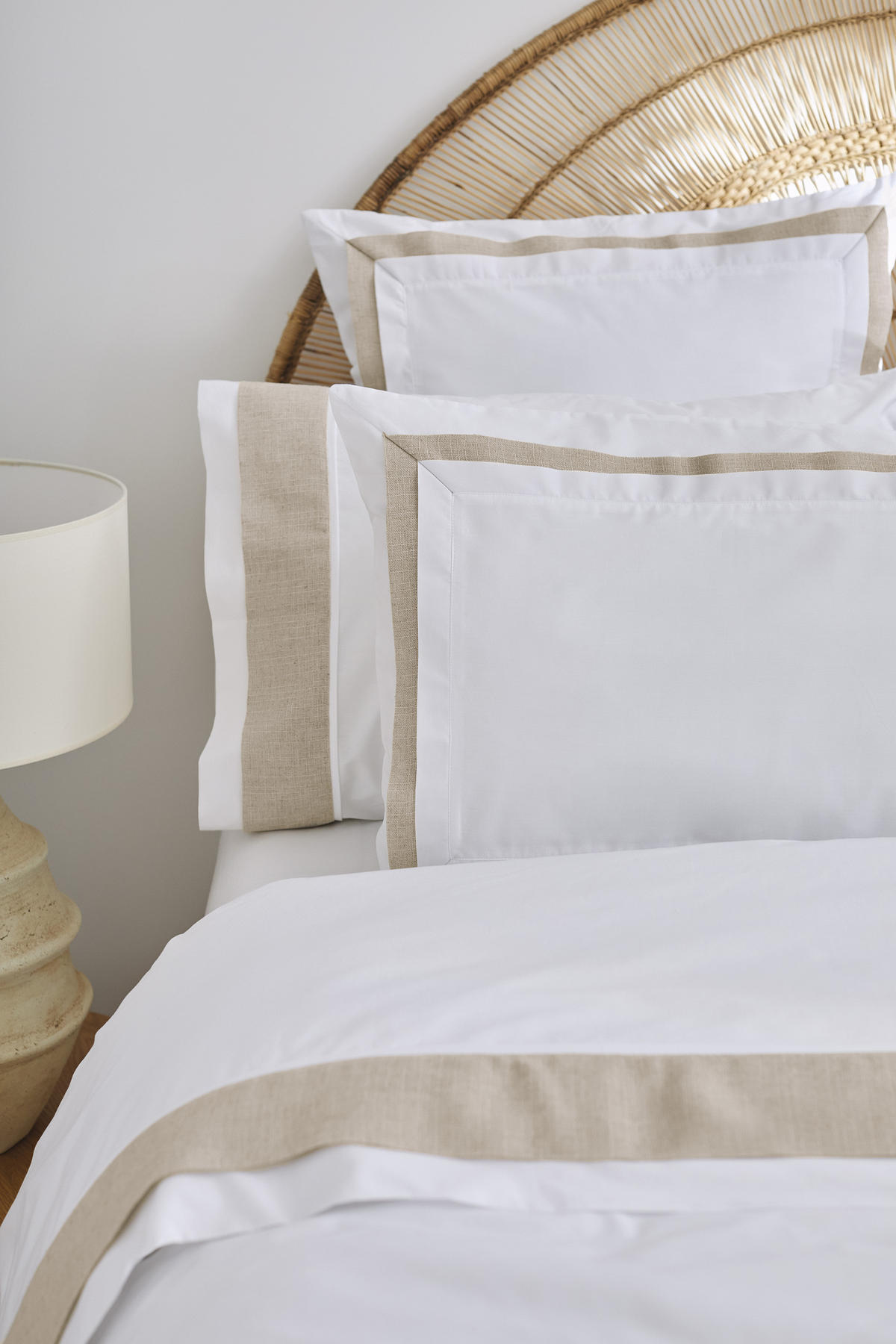 SPANNBETTTUCH Athens, 180x200x30cm, Perkal - Weiß, Textil (180/200cm) - SOWL