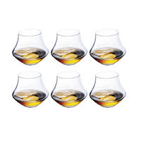 WHISKEYGLAS Whiskey Gläser Open Up 300 ml - 6 Stücke - Transparent, Glas (0.3L)