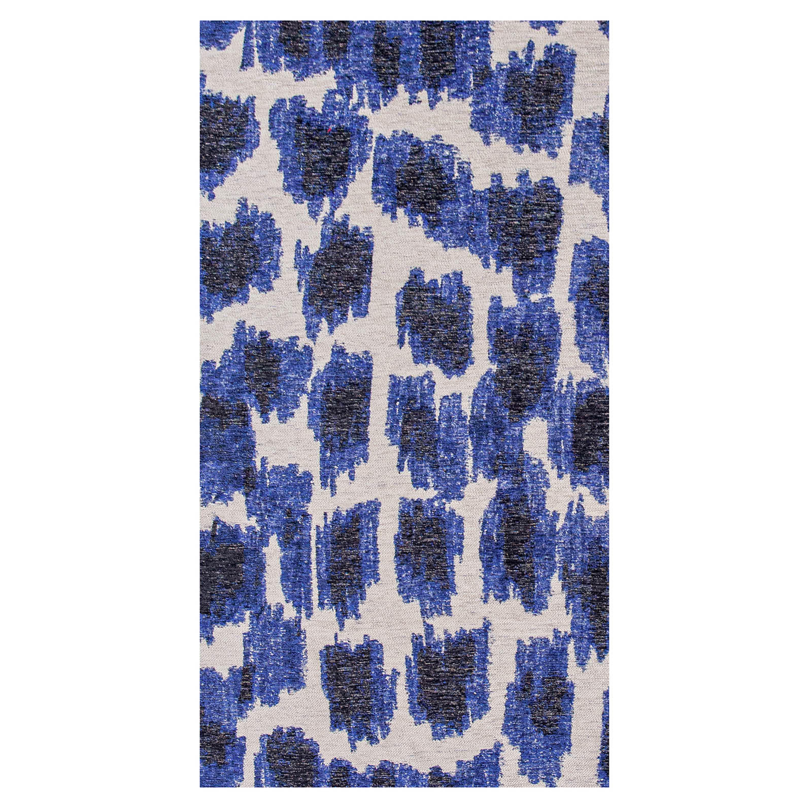 TEPPICH Ikat Ultramarine 80/150 cm - Blau, Textil (80/150cm) - Lola&Moi