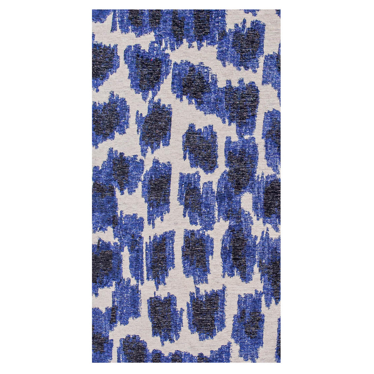TEPPICH Ikat Ultramarine 80/150 cm - Blau, Textil (80/150cm) - Lola&Moi