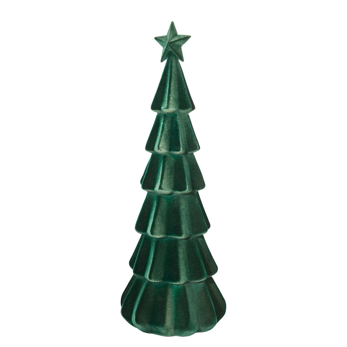 DEKOFIGUR König 3-tlg. X-Mas - Grün, Kunststoff (27/76/27cm) - BUTLERS