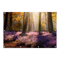 GARTEN-POSTER 120x80 cm Gartendeko: Wald - Braun, Kunststoff (120/80/2cm) - artissimo