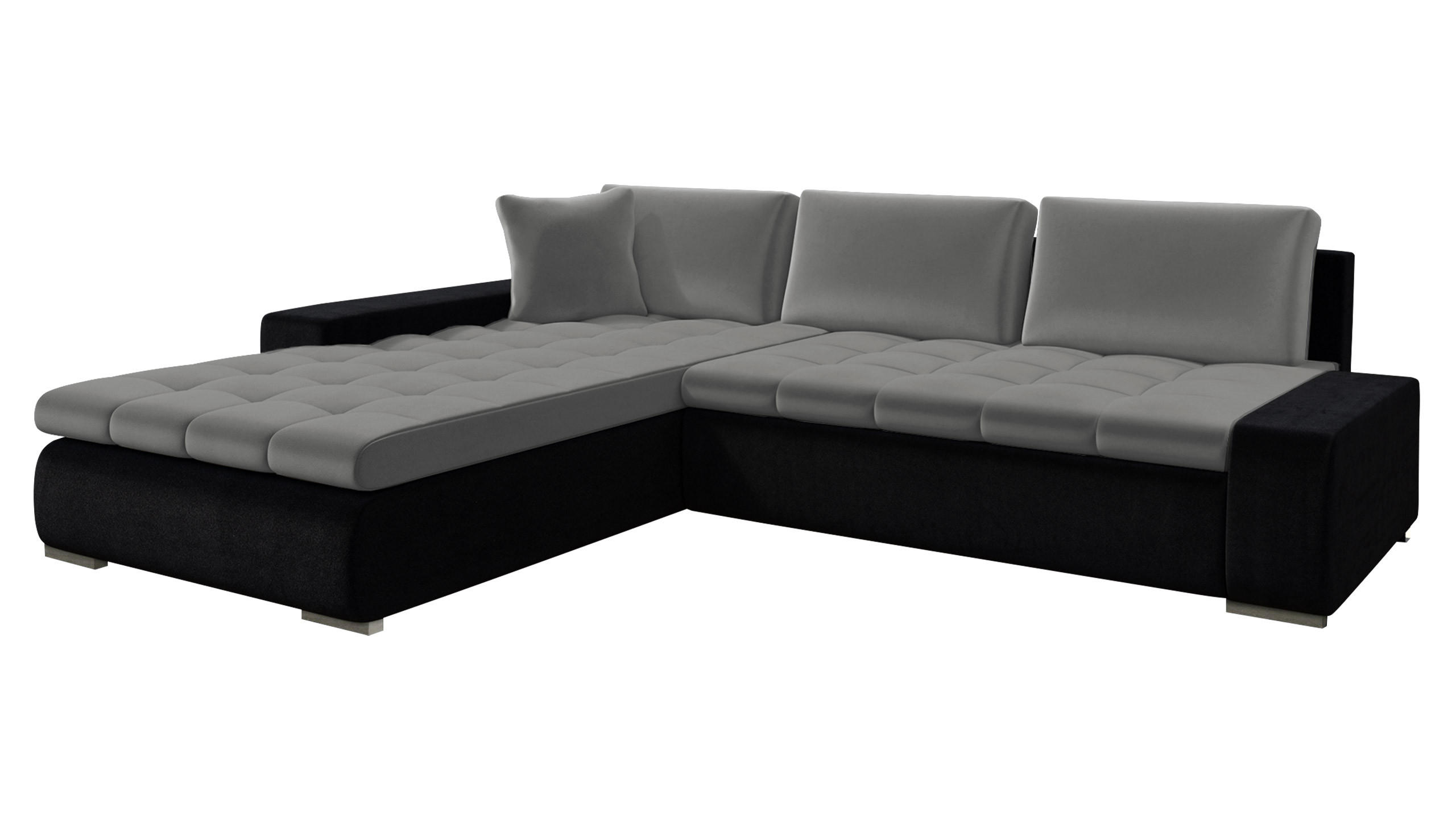 ECKSOFA Orkan - Multicolor, Holz/Textil (302/213cm) - MIRJAN24