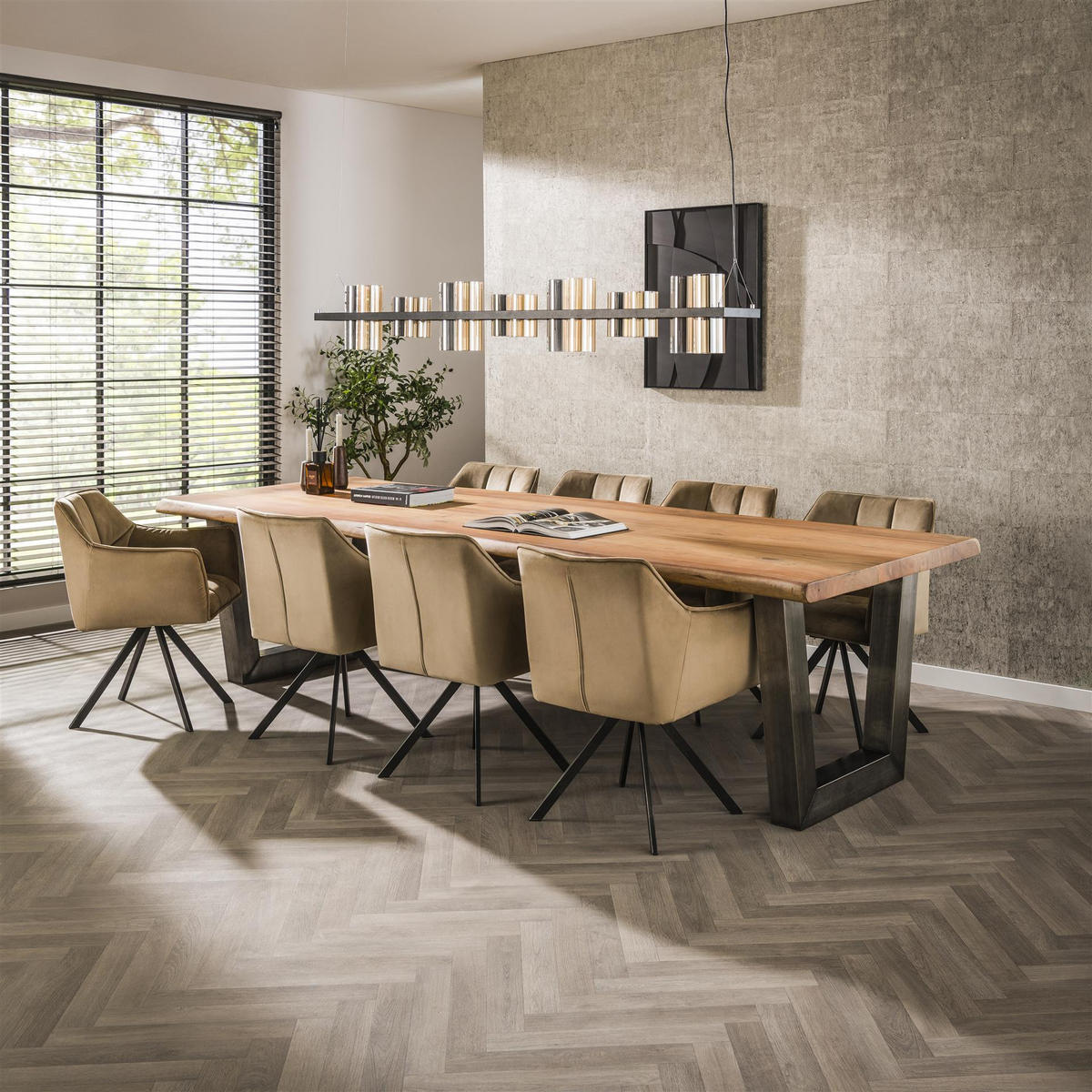 ESSTISCH Star Braun 300/100/ 77 cm - Braun, Holz (300/100/77cm) - Hoyz Collection