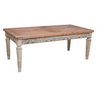 COUCHTISCH aus Holz 123x63x50 cm weißem - Multicolor, Holzwerkstoff (63/123/50cm) - Wanderlust