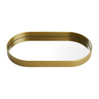 DEKOTABLETT Lucas Gold 18/18/38 cm Metall - Goldfarben, Metall (38cm) - Mondex