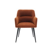 STUHL - 59.5 cm x 61 cm - Stoff - Terracotta HEKA - Terracotta, Textil (59.5/78/61cm) - Vente-Unique
