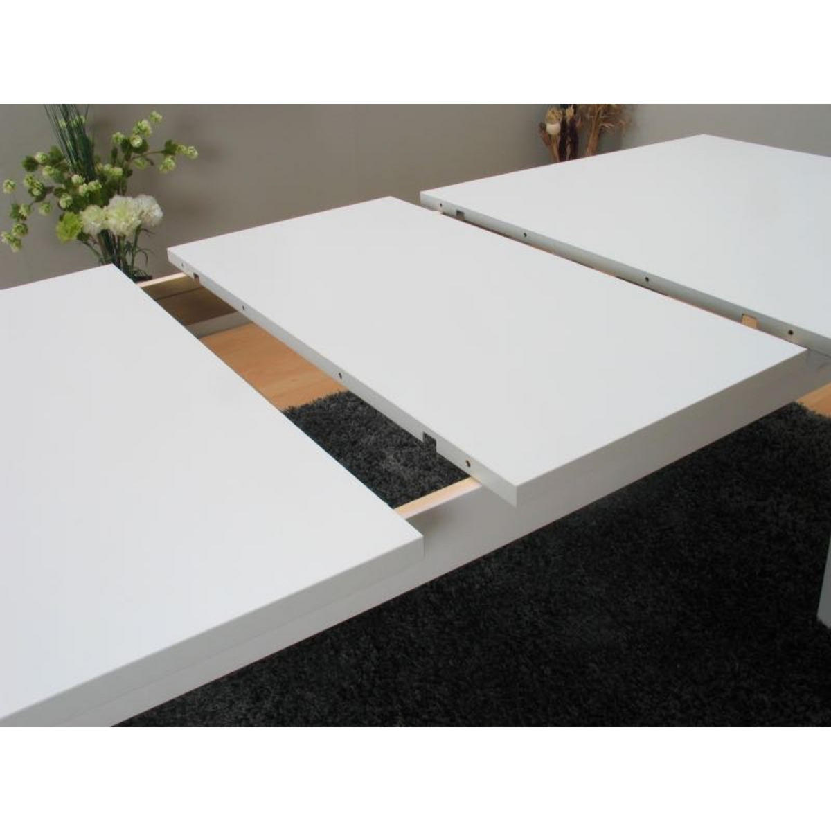 ESSTISCH Venedig Weiß 180/95/76 cm - Weiß, Holzwerkstoff (95/180/76cm) - ebuy24