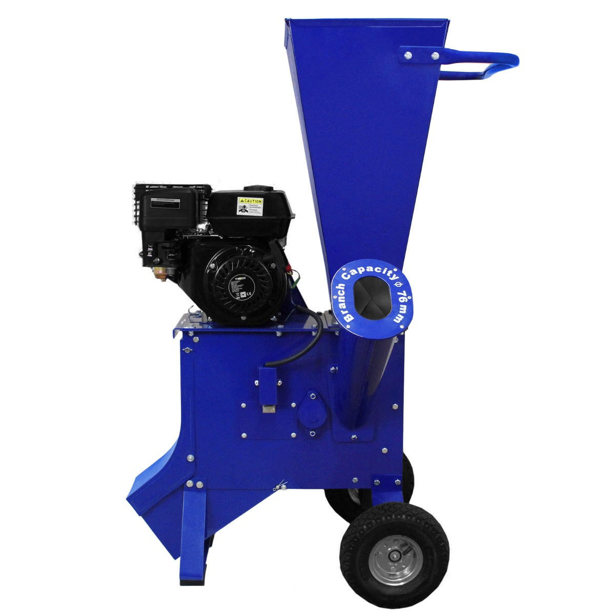 HOLZSPALTER 5T 370mm & 15 PS Holzhackmaschine - Blau, Metall (74/134/94cm) - T-Mech