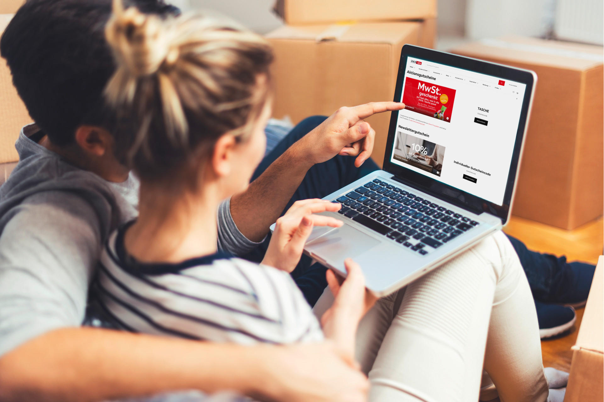Gutscheine im XXXLutz Online-Shop einloesen