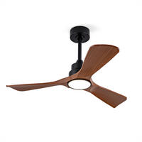 DECKENVENTILATOR DE-16234 42 Zoll dimmbar mit Fernbedienung Walnuss - Walnussfarben, Kunststoff (107/107/37cm) - ComfortXL