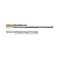 UNTERFLURFÜHRUNGEN Silver, Vollauszug, mit Schließautomatik, Tiefe 300mm, Stahl, Verzinkt - Zinkfarben, Metall (5/5/31cm) - EMUCA