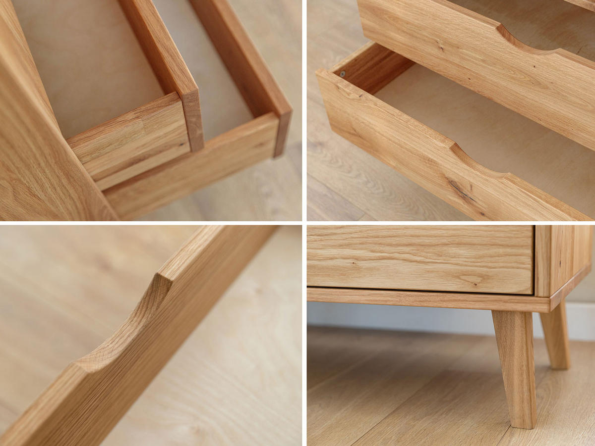 ARBEITSZIMMER-SET 2-tlg Simona Eiche Natur 200 / 40 / 180cm - Eichefarben, Holz (200/180/40cm) - Feldmann-Wohnen