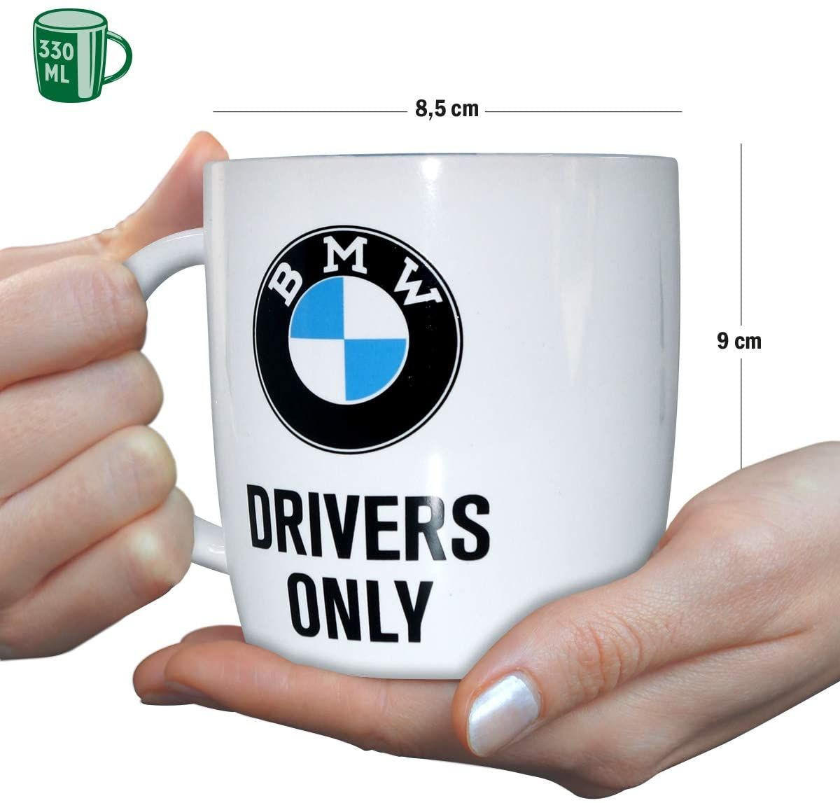 KAFFEETASSE 330 ml BMW Drivers Only - Multicolor, Keramik (0.33L) - Nostalgic-Art