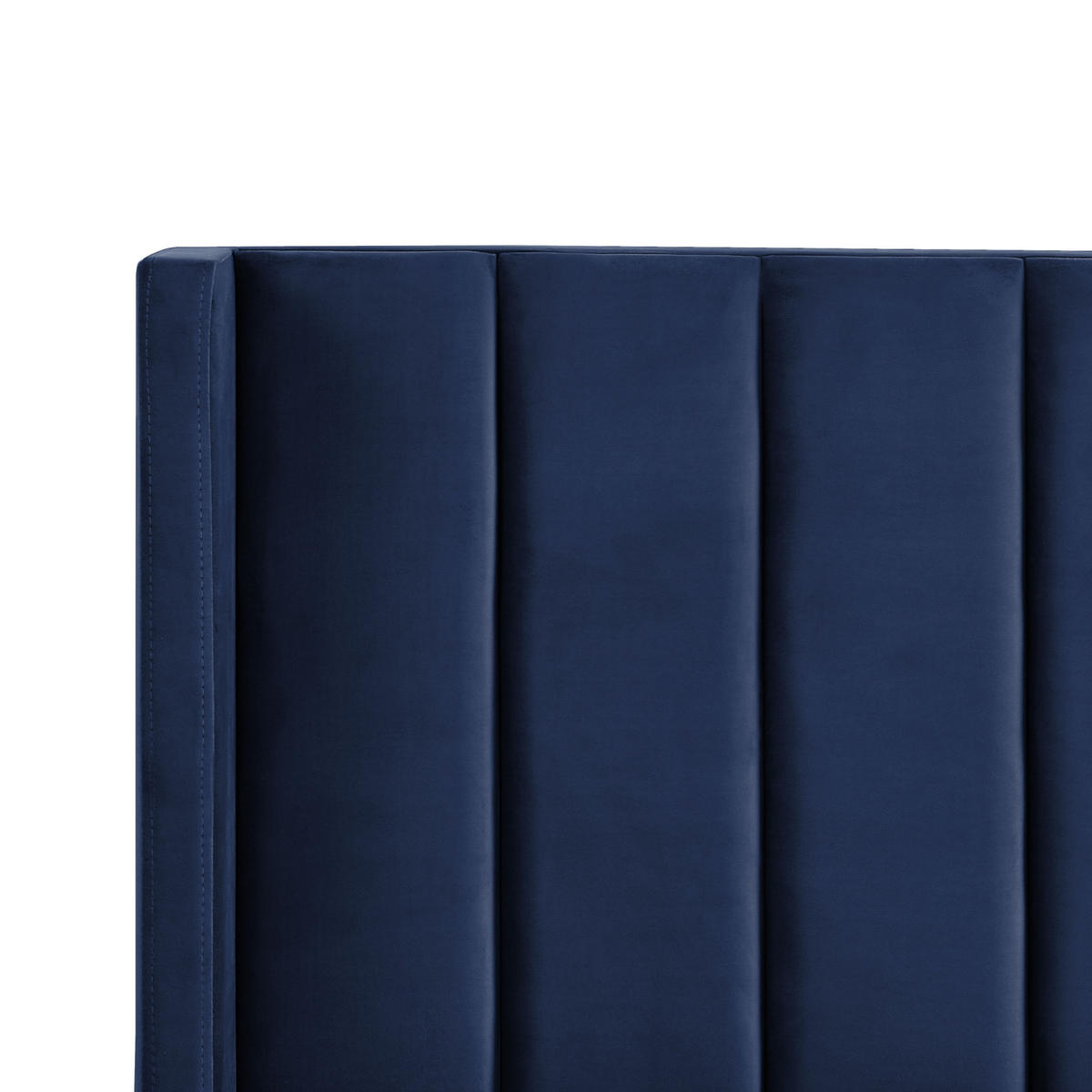 BETT mit Lattenrost 140x200 cm Blau Villette - Blau, Textil (140/200cm) - Beliani