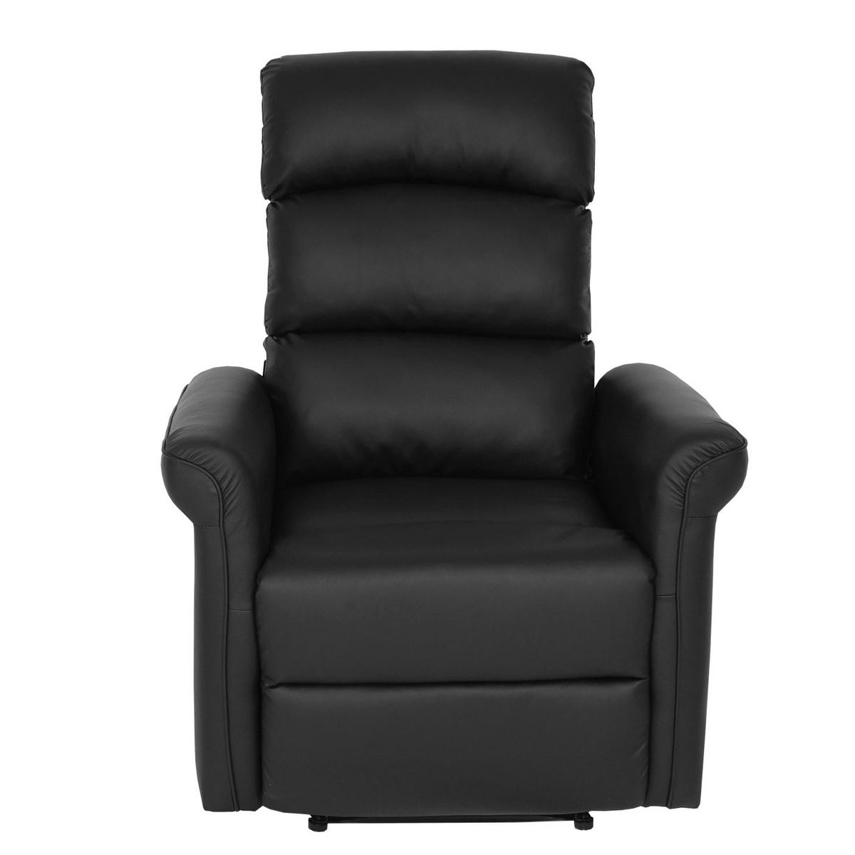 FERNSEHSESSEL Schwarz - Schwarz, Textil (84/104/90cm) - MCW