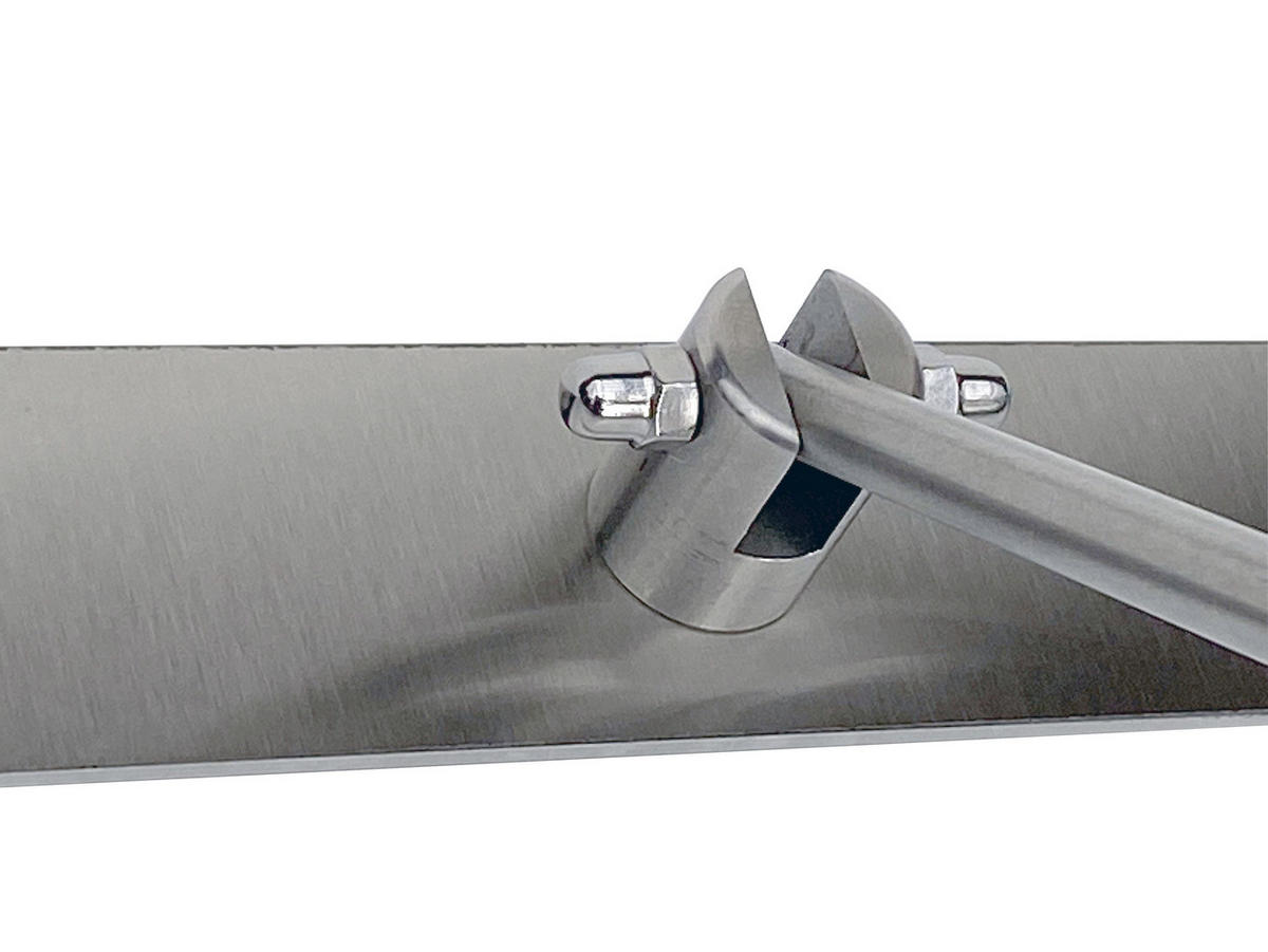 SONNENUHR für die Wand Edelstahl Rostfrei 70 cm 96206 - Silberfarben, Metall (70/37/40cm) - DanDiBo