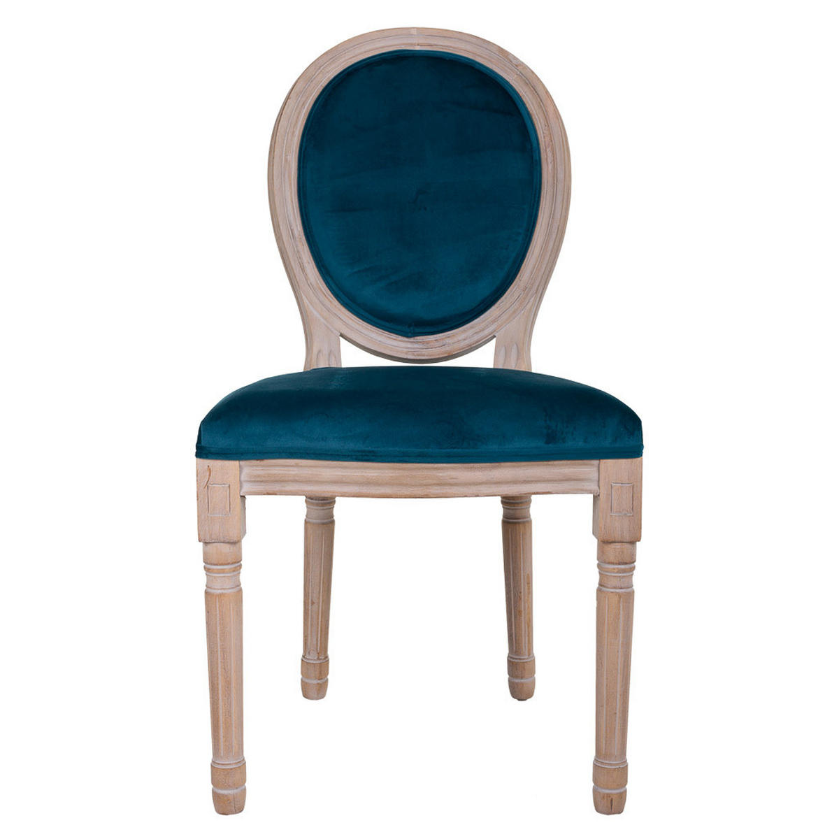 STUHL aus Holz, grau, 48x46cm - Blau, Kunststoff (48/96/46cm) - Wanderlust