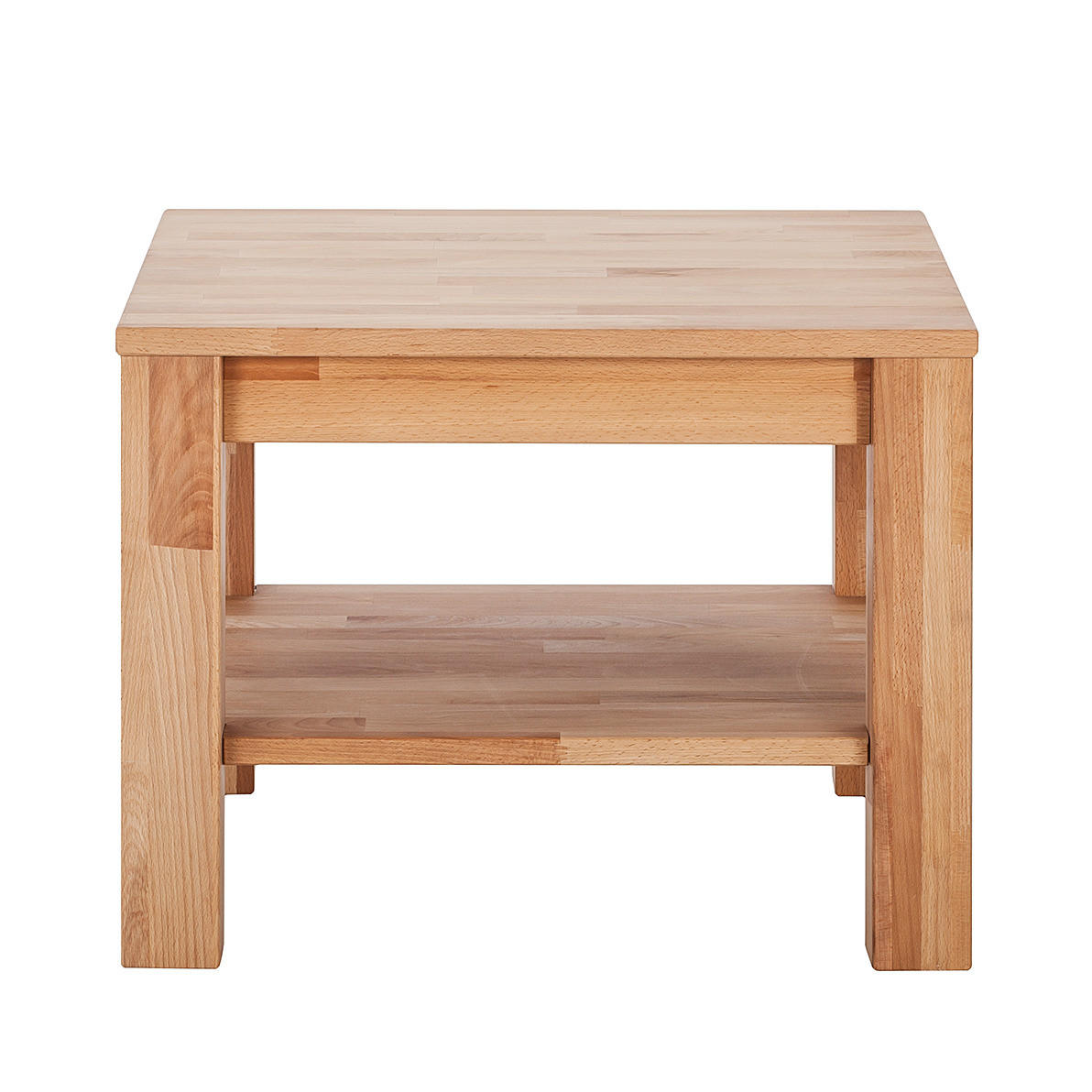 COUCHTISCH - Kernbuche Massiv - Kernbuche, Holz (60/60/45cm) - home24