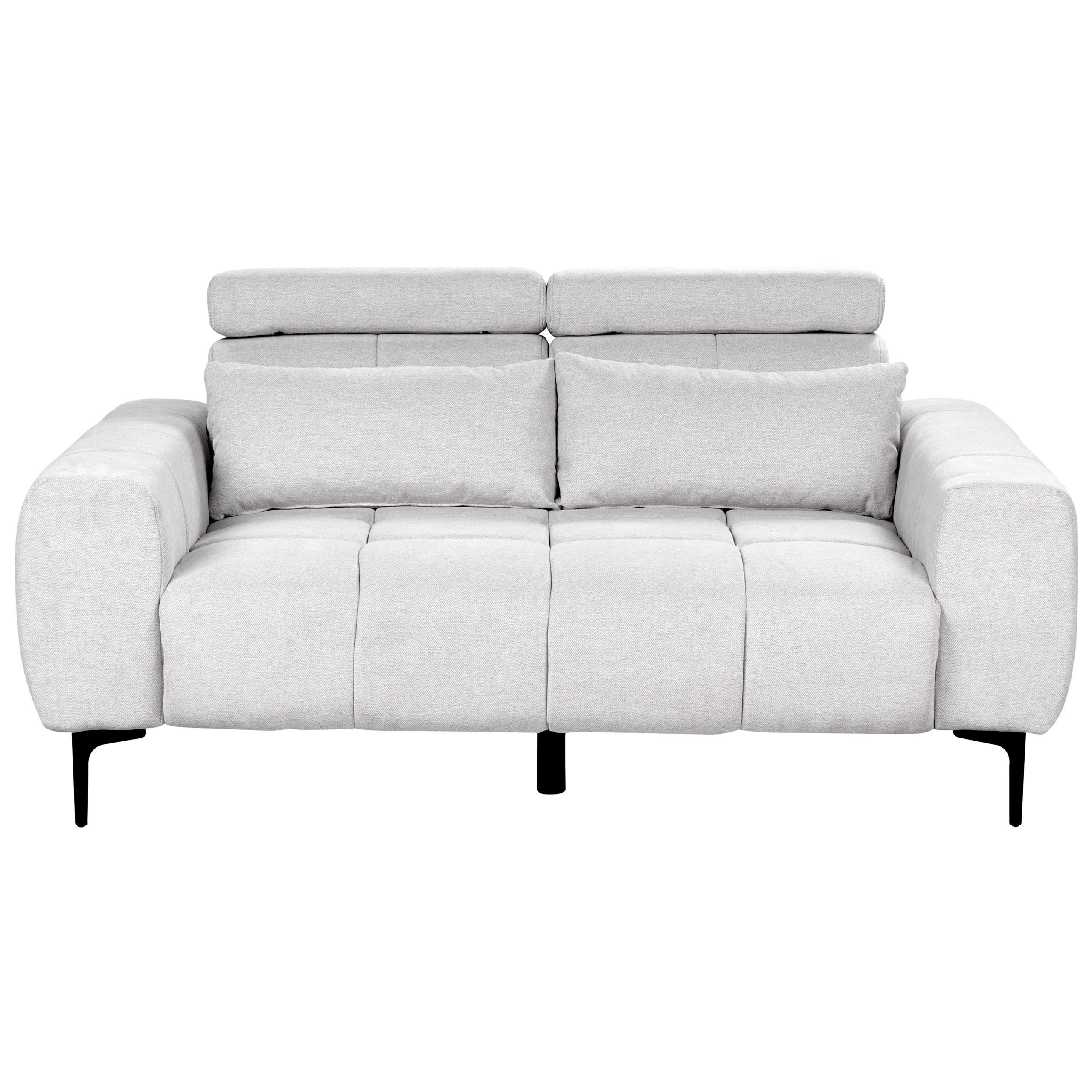 2-SITZER-SOFA grau Vegamo - Grau, Textil (176/97/110cm) - Beliani