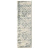 VINTAGE-LÄUFER Suki 80/240 cm - Creme/Mintgrün, Kunststoff (80/240cm) - benuta