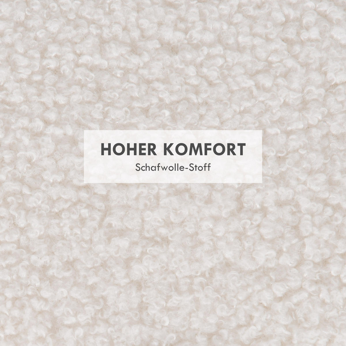 SITZHOCKER, Polsterhocker, Weiß - Weiß, Kunststoff (56/42/56cm) - HOMCOM