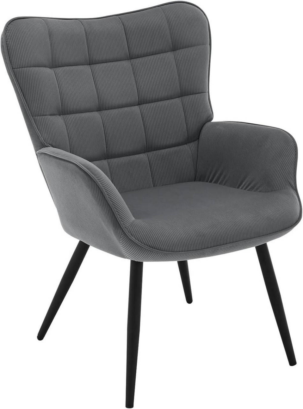 Woltu Relaxsessel Dunkelgrau 63.5x87x68 cm