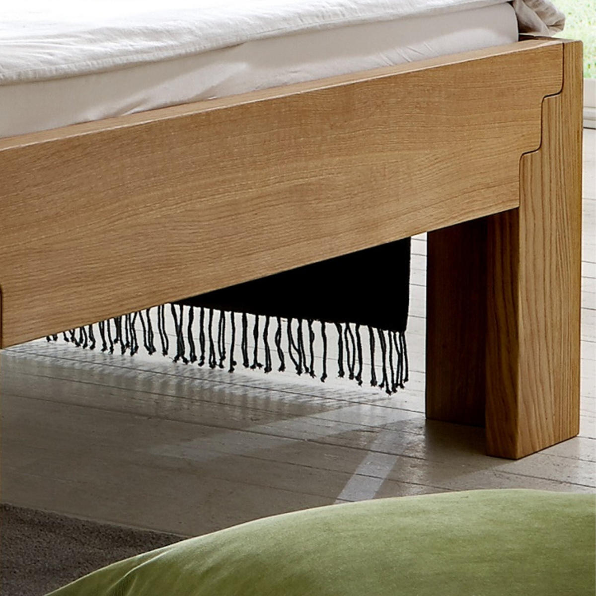 MASSIVHOLZBETT 180/200 cm aus Wildeiche - Braun, Holz (180/200cm) - MeinMassivholz