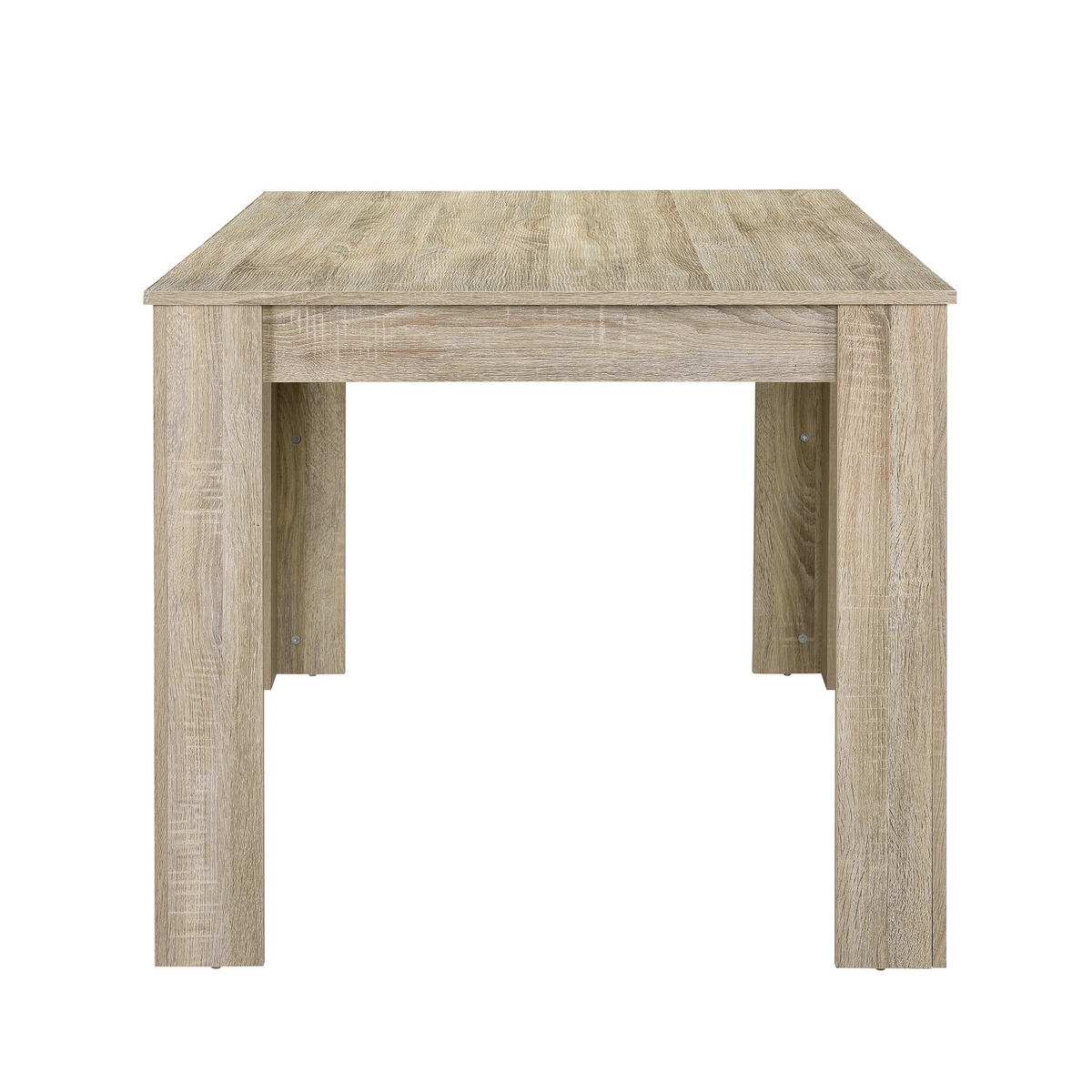 ESSTISCH Nora - Eichefarben, Holzwerkstoff (90/140/77cm) - [en.casa]