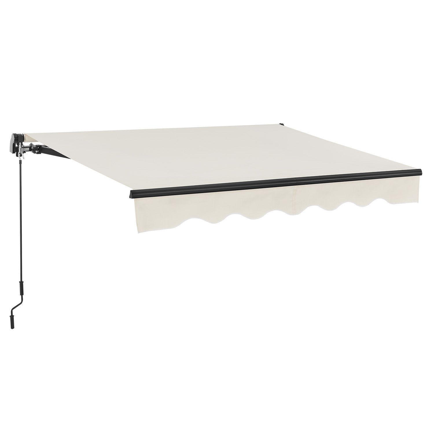 GELENKARMMARKISE beige 400x300 cm - Beige, Textil (400/250/300cm) - Juskys