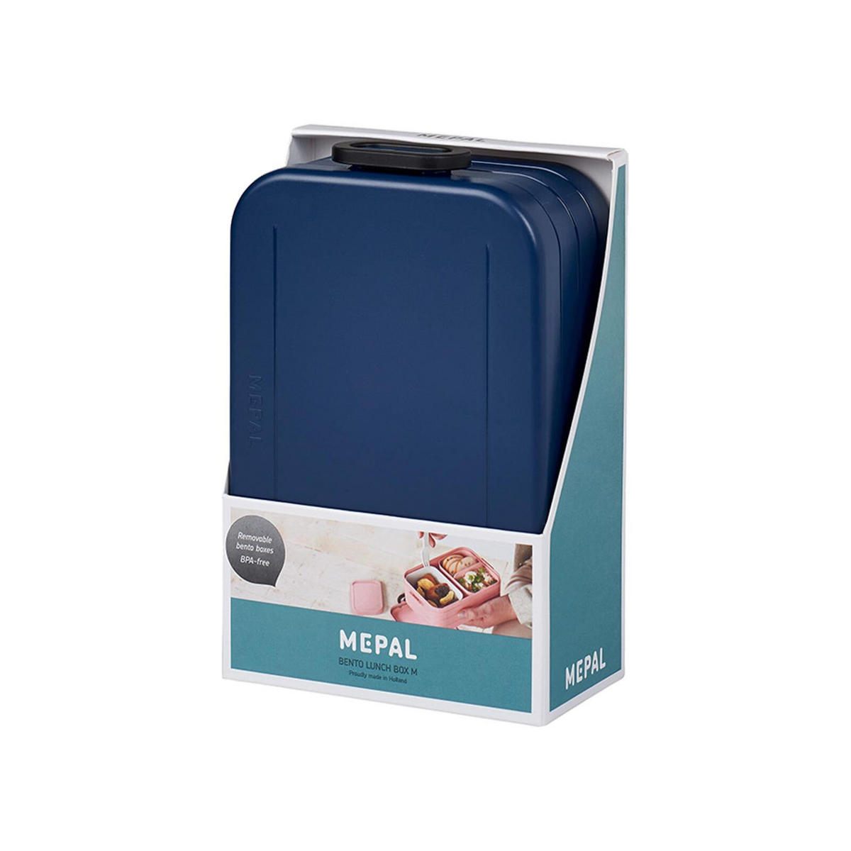 BENTO-LUNCHBOX Take a Break Midi Nordic Denim 900 ml - Blau, Kunststoff (12/6.5/18.5cm) - Mepal