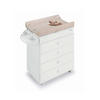 WICKELKOMMODE Asia inklusive Babywanne für Babys - Weiß, Holzwerkstoff (47/100/93cm) - Cam il Mondo del Bambino S.p.A.