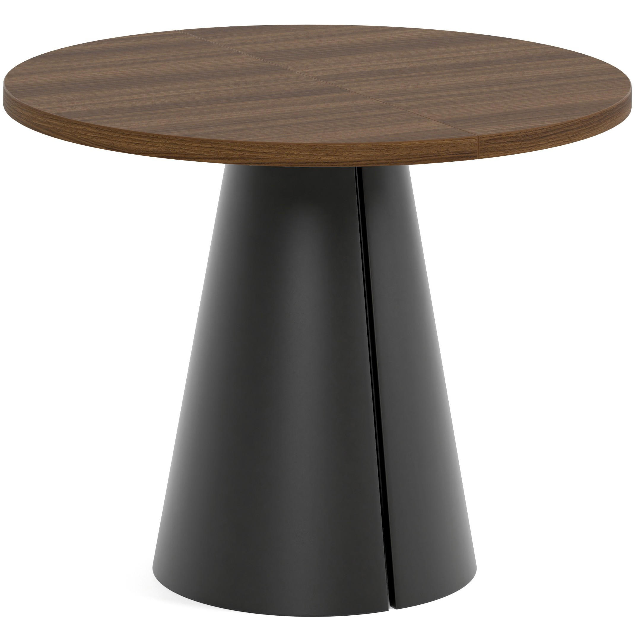 TISCH Schwarz ALMA Ausziehbar 100/176 cm - Walnussfarben/Schwarz, Holzwerkstoff (2/100/76cm) - Sepro Meble