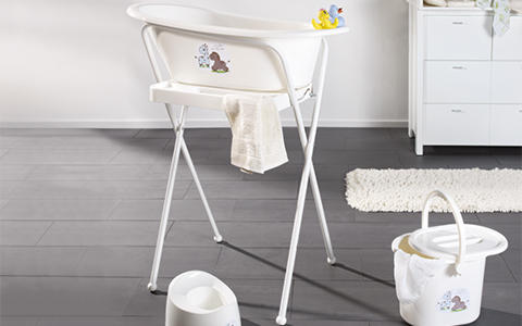 Babywanne mit Gestell