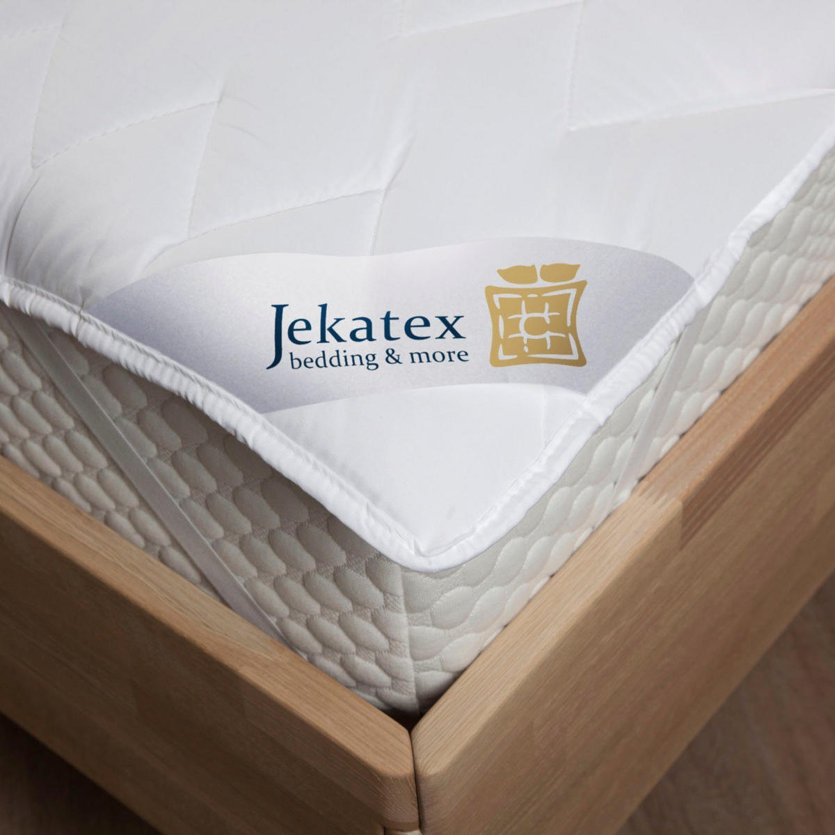 MATRATZENAUFLAGE Aloe Vera - Weiß, Textil (140/200cm) - JEKATEX