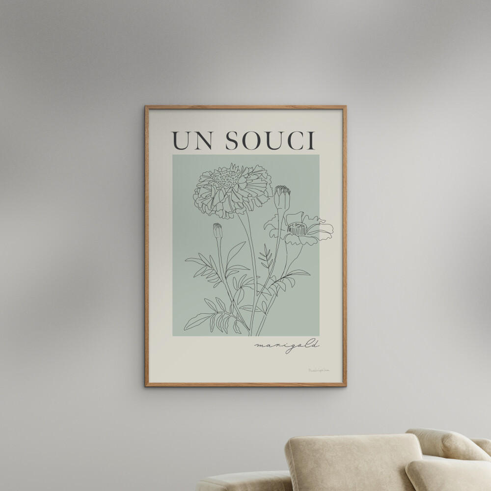 POSTER Wild Apple - French Flower Poster II - Grün, Papier (30/40/0.1cm) - Poster&Frame