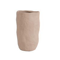VASE Serafina - Braun - 25/25/49 cm - Braun, Keramik (49cm) - Light & Living