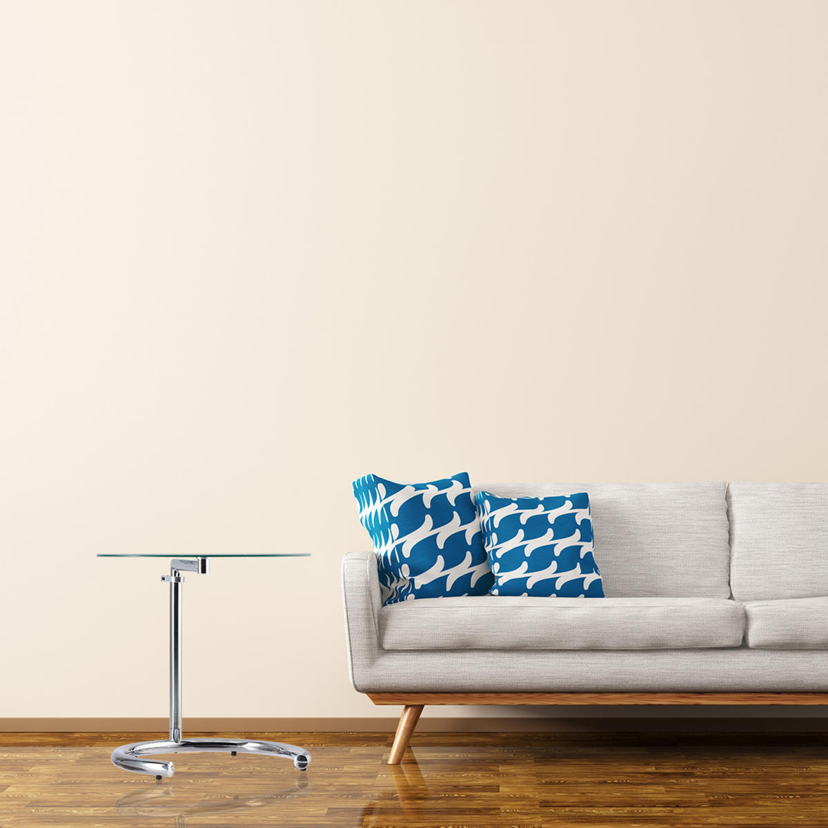 KAFFEETISCH - Multicolor, Glas/Metall (46/46/70cm) - Relaxdays