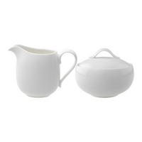 MILCH & ZUCKER SET New Cottage Basic weiß 2er Set - Weiß, Keramik (1/1cm) - Villeroy & Boch